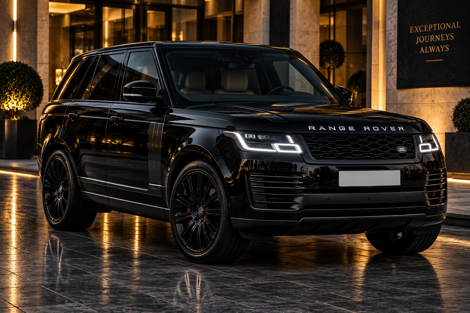 Luxury Range Rover for private excursions